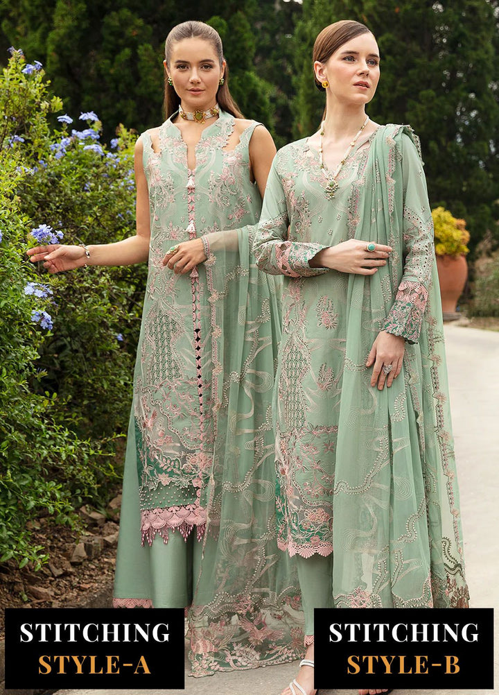 Andaaz by Ramsha Embroidered Lawn Suits Unstitched 3 Piece RSH24AL Z-808 - Luxury Collection