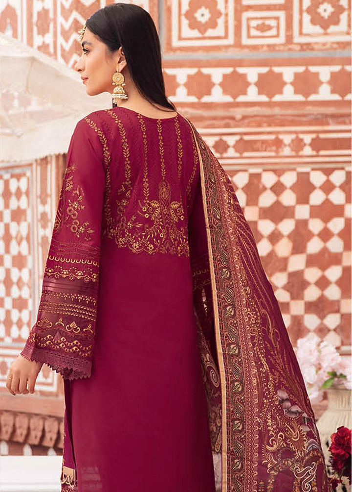 Andaaz by Ramsha Embroidered Lawn Suits Unstitched 3 Piece RSH22-A2 Z-203 - Luxury Collection