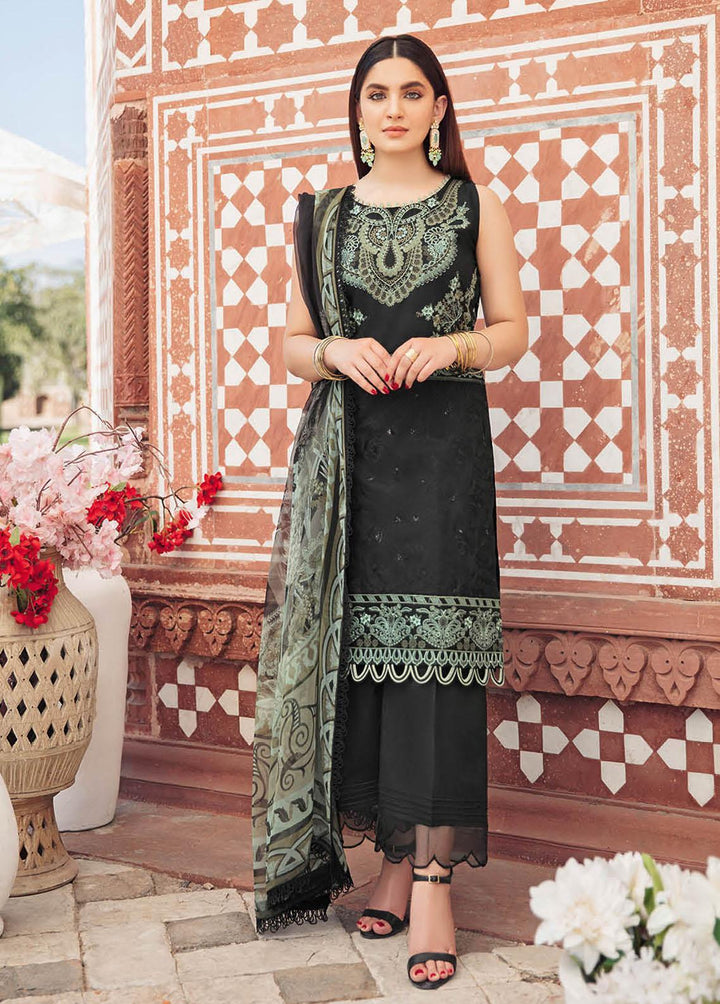Andaaz by Ramsha Embroidered Lawn Suits Unstitched 3 Piece RSH22-A2 Z-204 - Luxury Collection