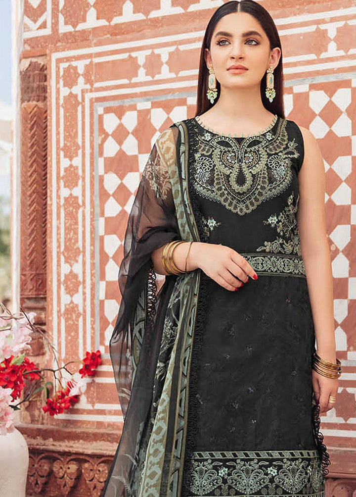 Andaaz by Ramsha Embroidered Lawn Suits Unstitched 3 Piece RSH22-A2 Z-204 - Luxury Collection