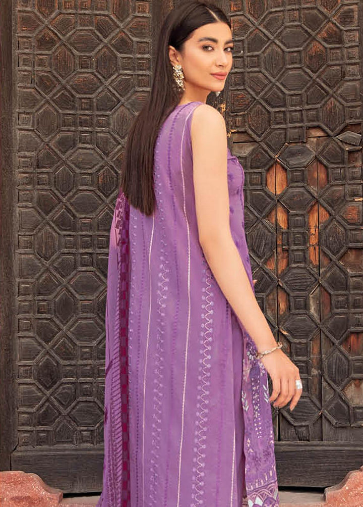 Andaaz by Ramsha Embroidered Lawn Suits Unstitched 3 Piece RSH22-A2 Z-207 - Luxury Collection