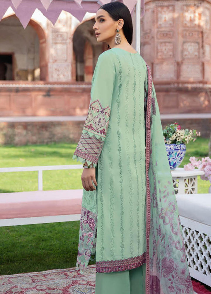 Andaaz by Ramsha Embroidered Lawn Suits Unstitched 3 Piece RSH22-A2 Z-208 - Luxury Collection