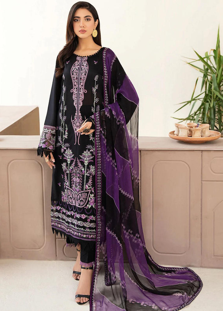 Andaaz by Ramsha Embroidered Lawn Suits Unstitched 3 Piece RSH22-A3 Z-301 - Luxury Collection