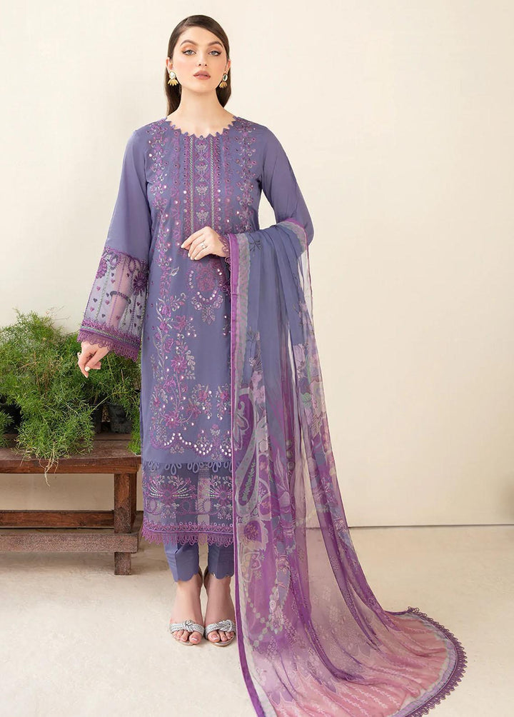 Andaaz by Ramsha Embroidered Lawn Suits Unstitched 3 Piece RSH22-A3 Z-304 - Luxury Collection