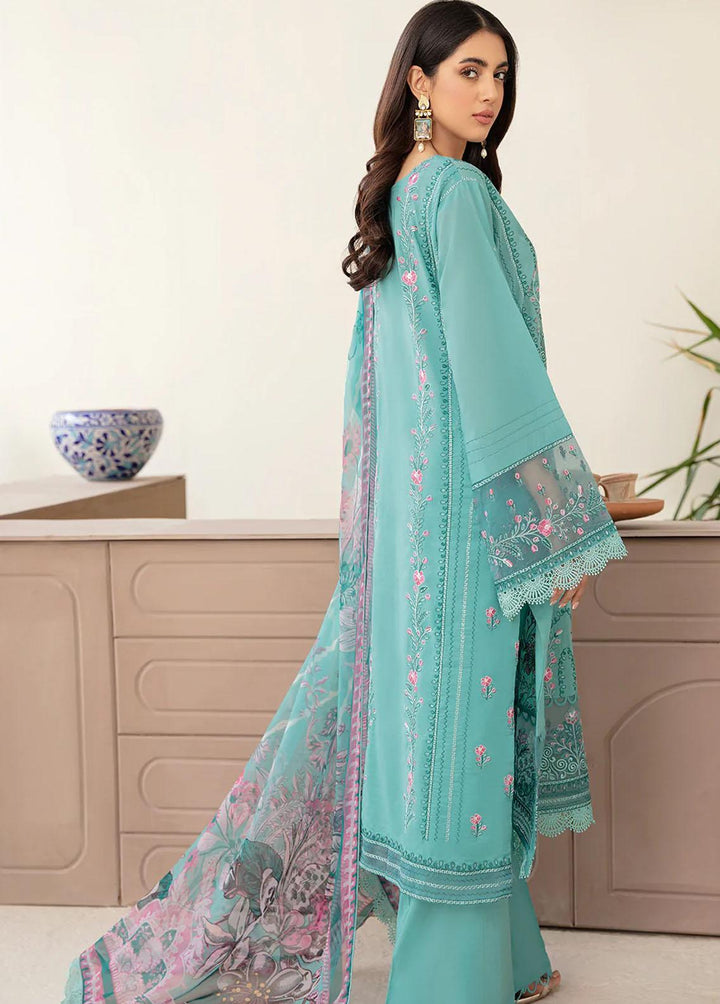 Andaaz by Ramsha Embroidered Lawn Suits Unstitched 3 Piece RSH22-A3 Z-305 - Luxury Collection
