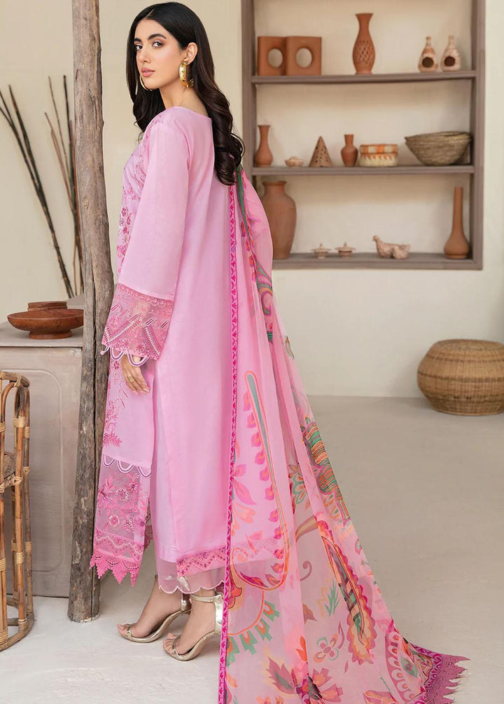 Andaaz by Ramsha Embroidered Lawn Suits Unstitched 3 Piece RSH22-A3 Z-309 - Luxury Collection