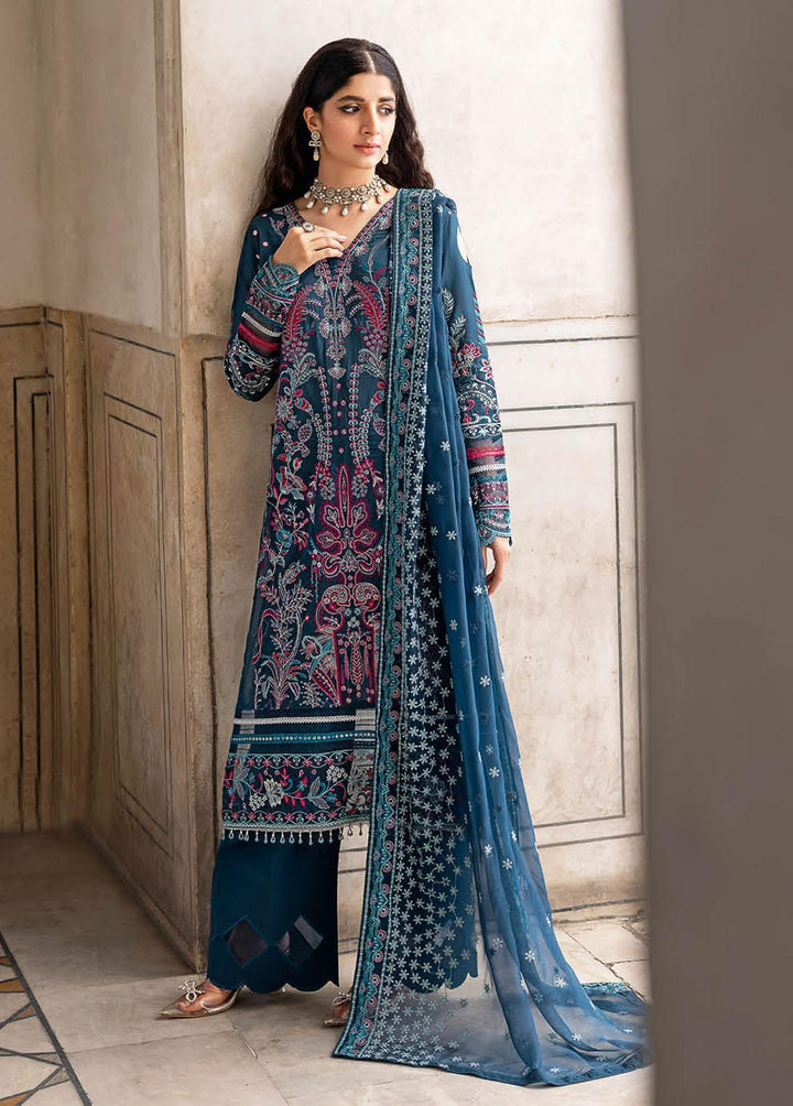 Andaaz by Ramsha Embroidered Lawn Suits Unstitched 3 Piece RSH23-A5 Z-501 - Luxury Collection