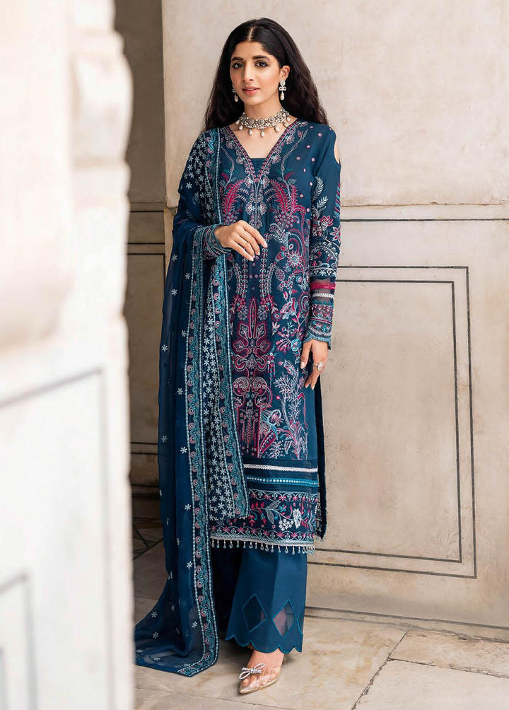 Andaaz by Ramsha Embroidered Lawn Suits Unstitched 3 Piece RSH23-A5 Z-501 - Luxury Collection