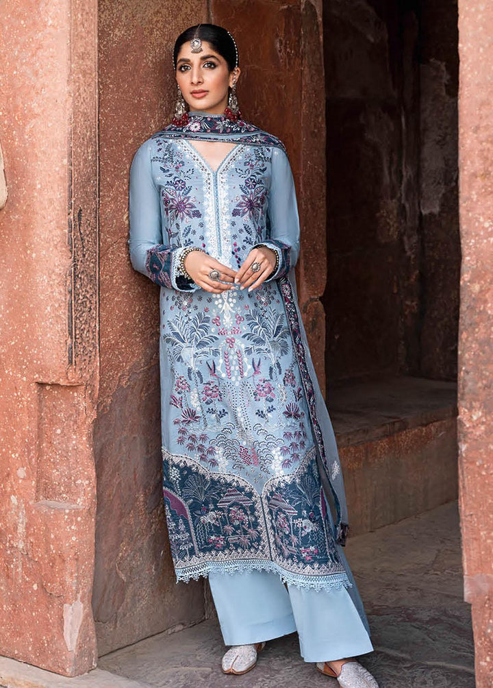 Andaaz by Ramsha Embroidered Lawn Suits Unstitched 3 Piece RSH23-A5 Z-503 - Luxury Collection
