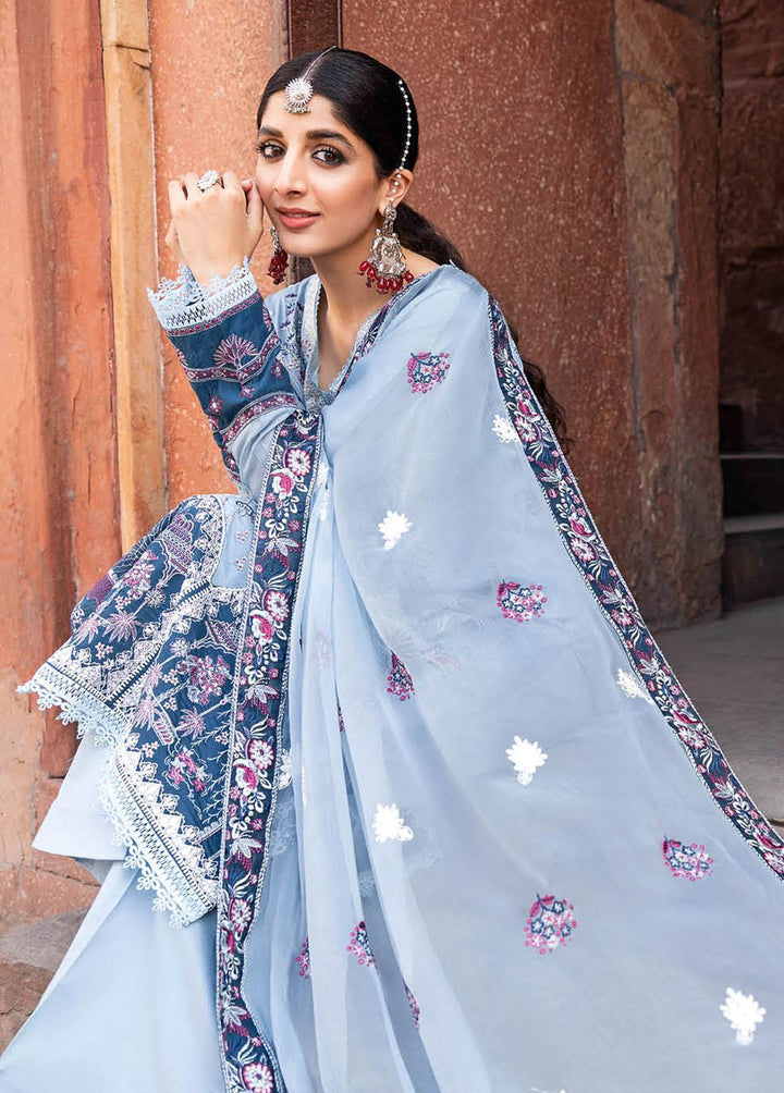 Andaaz by Ramsha Embroidered Lawn Suits Unstitched 3 Piece RSH23-A5 Z-503 - Luxury Collection