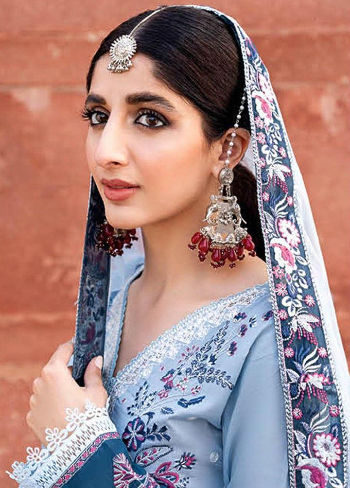 Andaaz by Ramsha Embroidered Lawn Suits Unstitched 3 Piece RSH23-A5 Z-503 - Luxury Collection