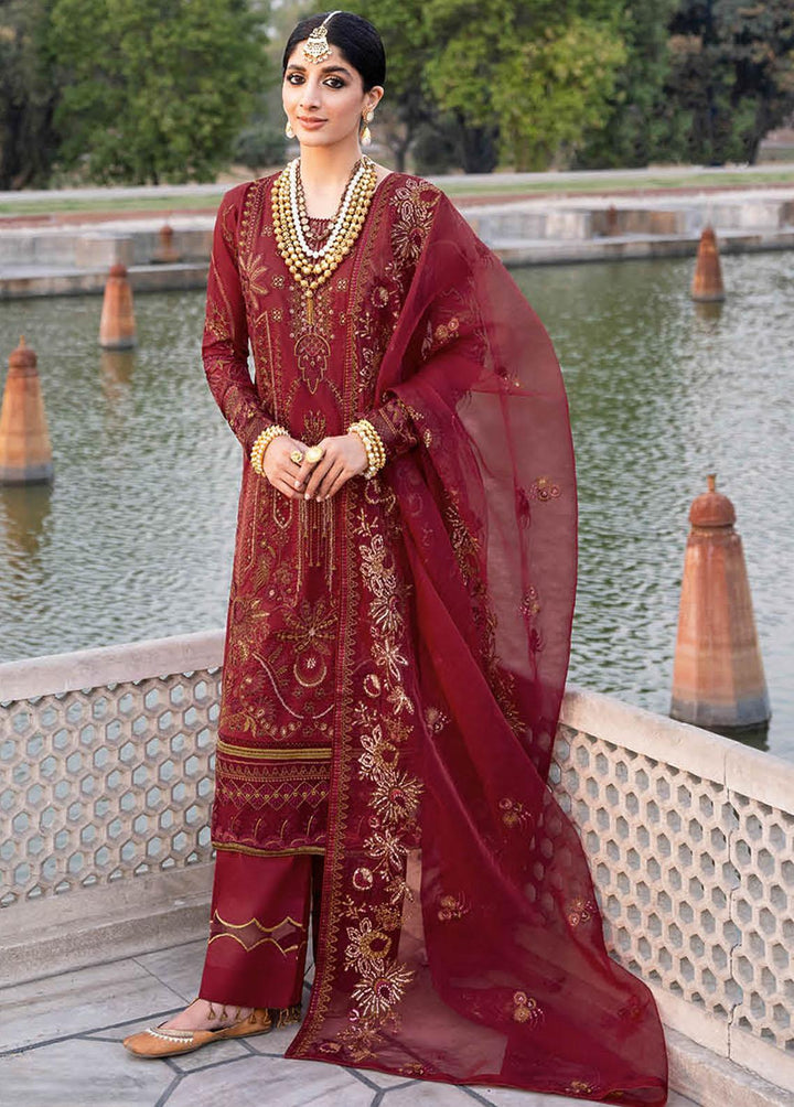 Andaaz by Ramsha Embroidered Lawn Suits Unstitched 3 Piece RSH23-A5 Z-505 - Luxury Collection