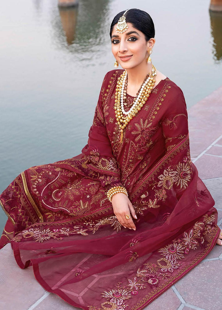 Andaaz by Ramsha Embroidered Lawn Suits Unstitched 3 Piece RSH23-A5 Z-505 - Luxury Collection