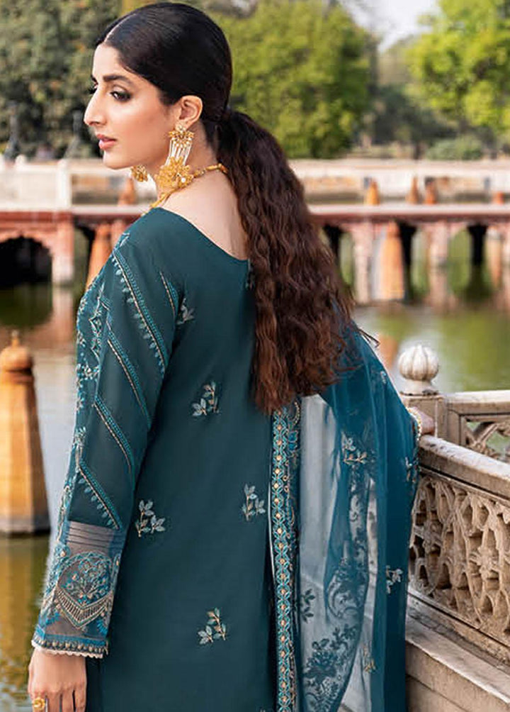 Andaaz by Ramsha Embroidered Lawn Suits Unstitched 3 Piece RSH23-A5 Z-507 - Luxury Collection