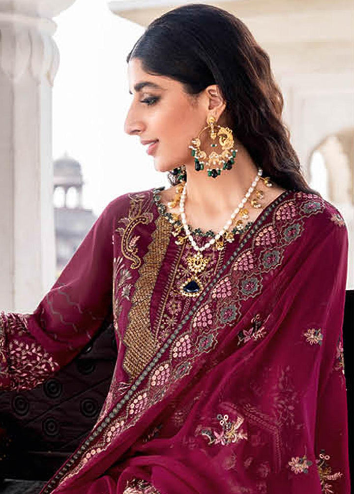 Andaaz by Ramsha Embroidered Lawn Suits Unstitched 3 Piece RSH23-A5 Z-508 - Luxury Collection