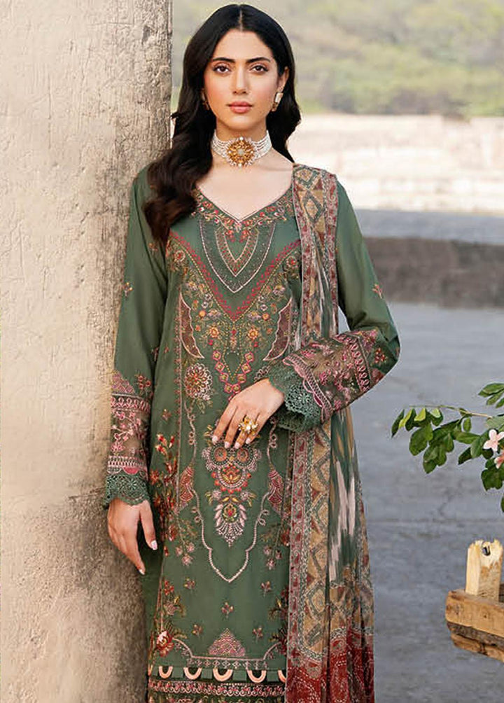 Andaaz By Ramsha Embroidered Lawn Suits Unstitched 3 Piece RSH23-A6 Z-602 - Luxury Collection