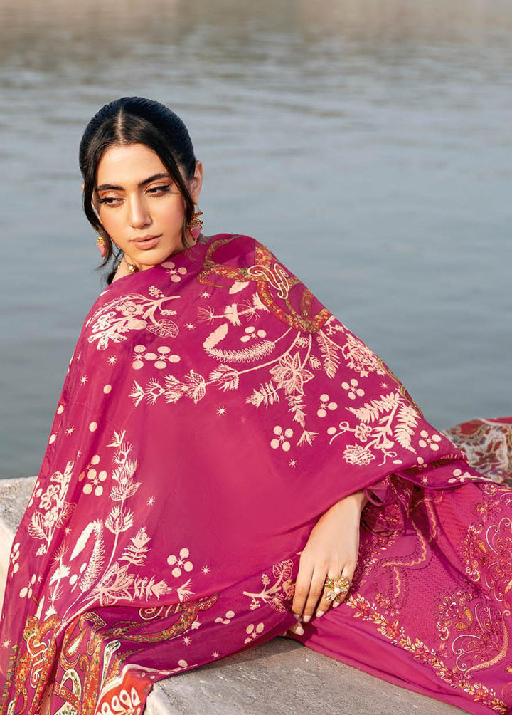 Andaaz By Ramsha Embroidered Lawn Suits Unstitched 3 Piece RSH23-A6 Z-603 - Luxury Collection