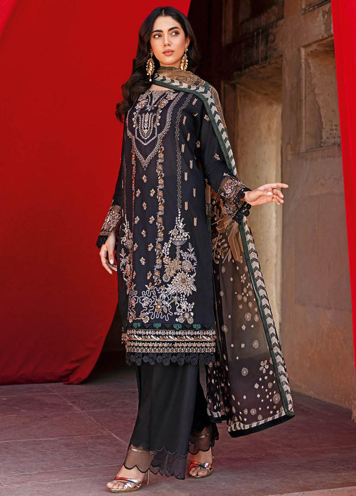 Andaaz By Ramsha Embroidered Lawn Suits Unstitched 3 Piece RSH23-A6 Z-604 - Luxury Collection
