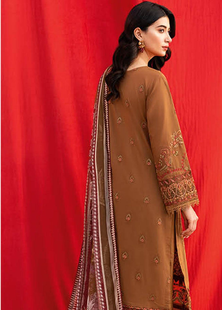 Andaaz By Ramsha Embroidered Lawn Suits Unstitched 3 Piece RSH23-A6 Z-608 - Luxury Collection