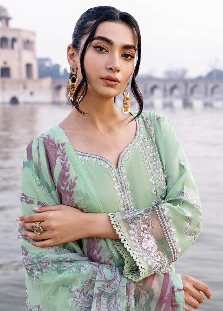Andaaz By Ramsha Embroidered Lawn Suits Unstitched 3 Piece RSH23-A6 Z-609 - Luxury Collection