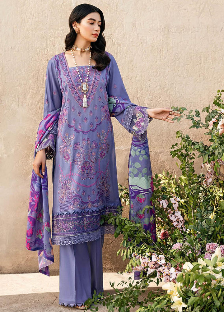 Andaaz By Ramsha Embroidered Lawn Suits Unstitched 3 Piece RSH23-A6 Z-610 - Luxury Collection