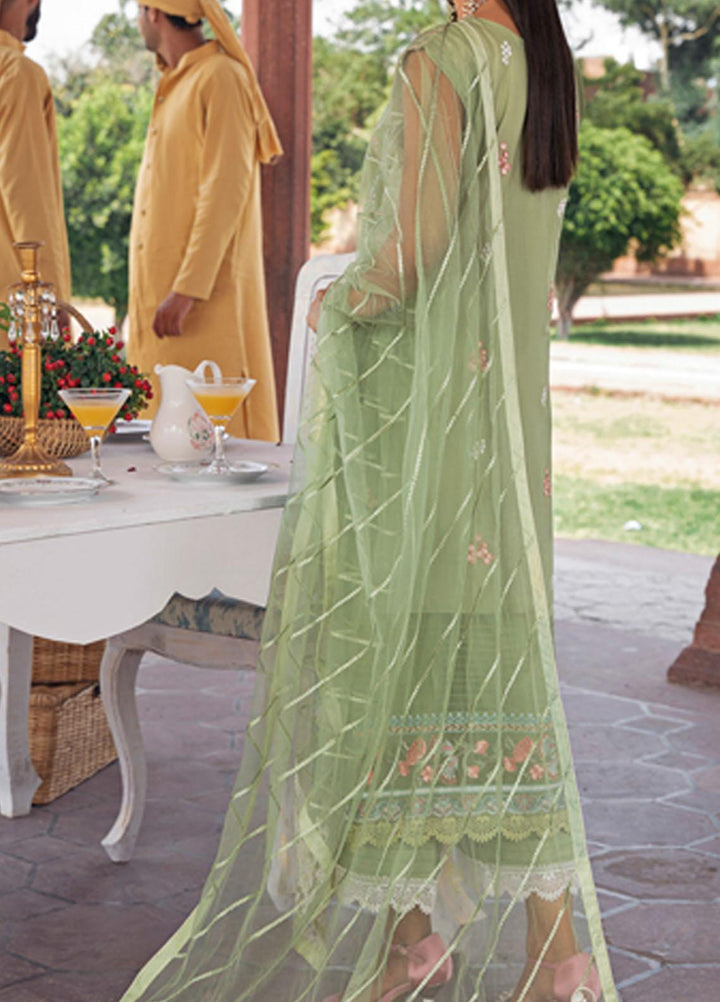 Andaaz by Ramsha Embroidered Lawn Suits Unstitched 3 Piece RSH21A 101 - Luxury Collection