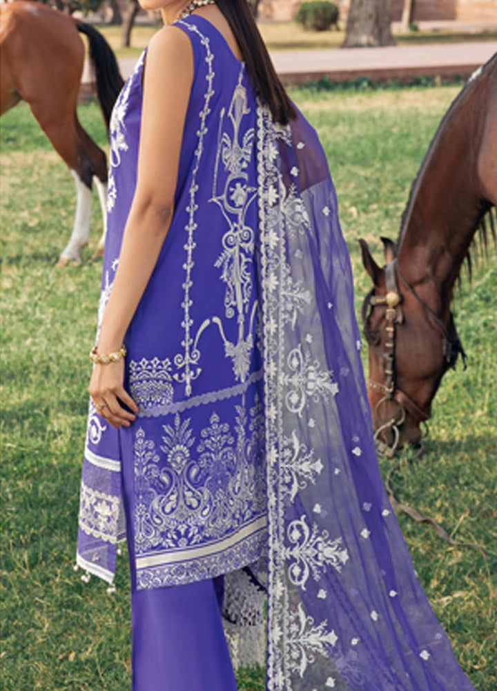 Andaaz by Ramsha Embroidered Lawn Suits Unstitched 3 Piece RSH21A 106 - Luxury Collection