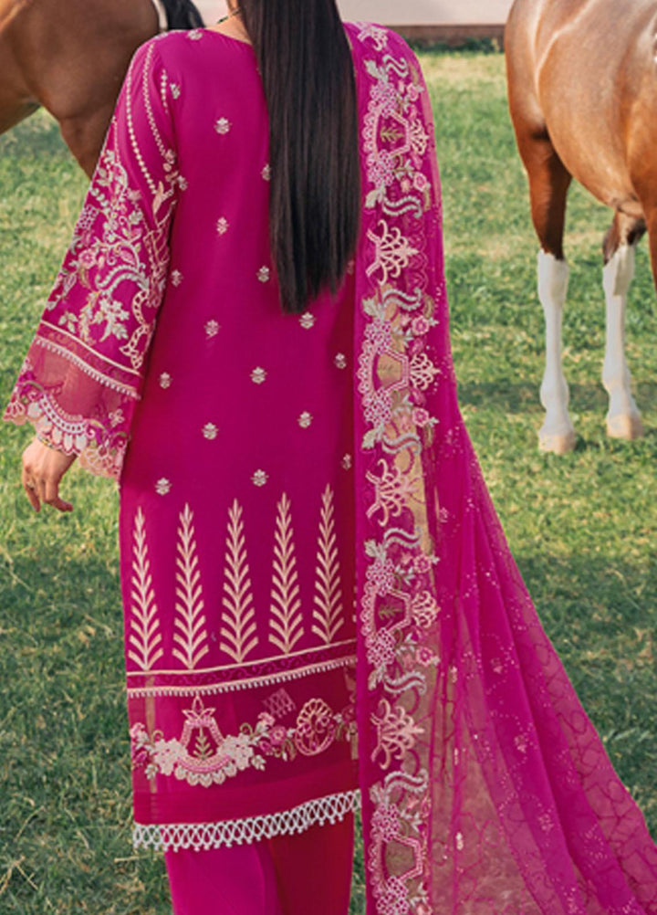 Andaaz by Ramsha Embroidered Lawn Suits Unstitched 3 Piece RSH21A 107 - Luxury Collection