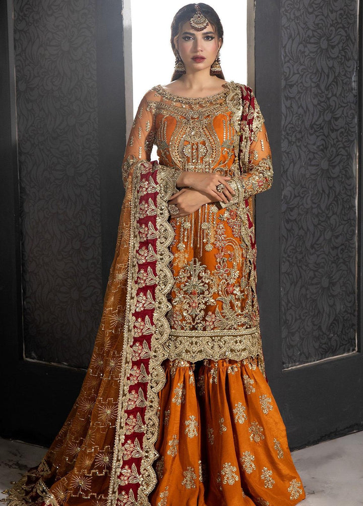 Andaaz-E-Khaas By Imrozia Premium Embroidered Net Suits Unstitched 3 Piece IMP23AK IB-42 Sofi - Luxury Collection