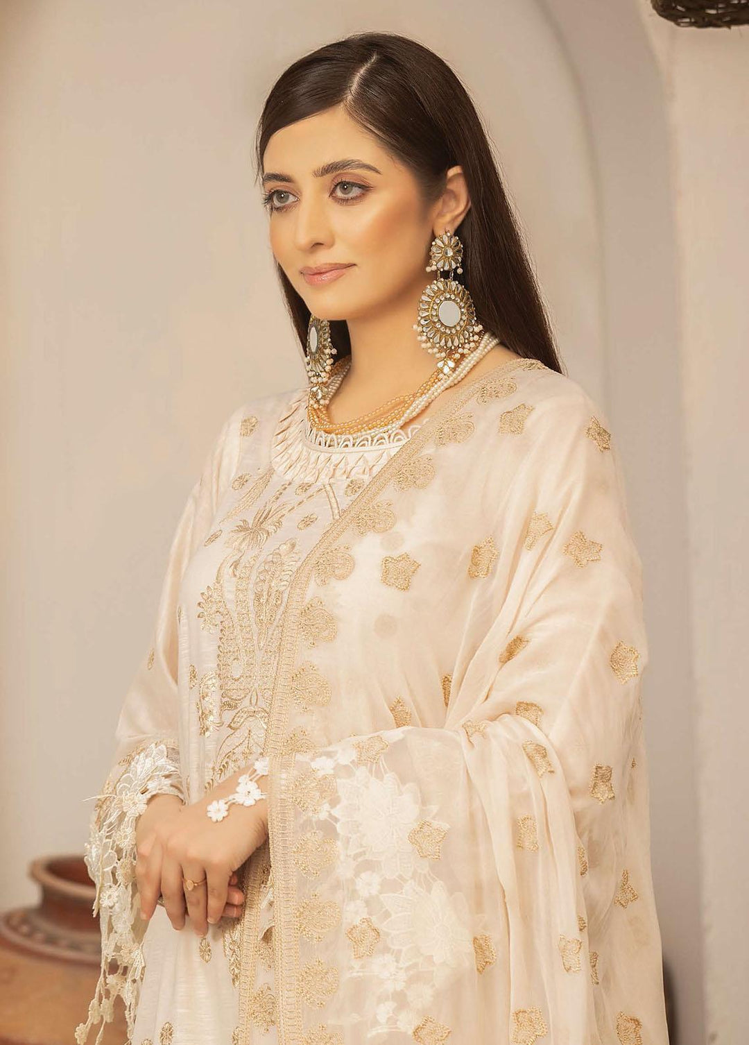 Andaz By Aalaya Embroidered Lawn Suits Unstitched 3 Piece ALY22A D12 - Summer Collection