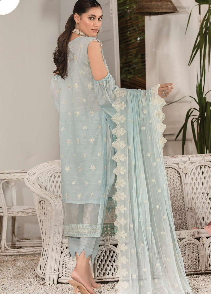 Andaz By Aalaya Embroidered Lawn Suits Unstitched 3 Piece ALY22A D7 - Summer Collection