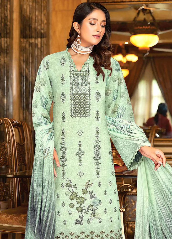 Andaz By Insiya Clothing Embroidered Dhanak Suits Unstitched 3 Piece INS23AZ D-03 - Winter Collection