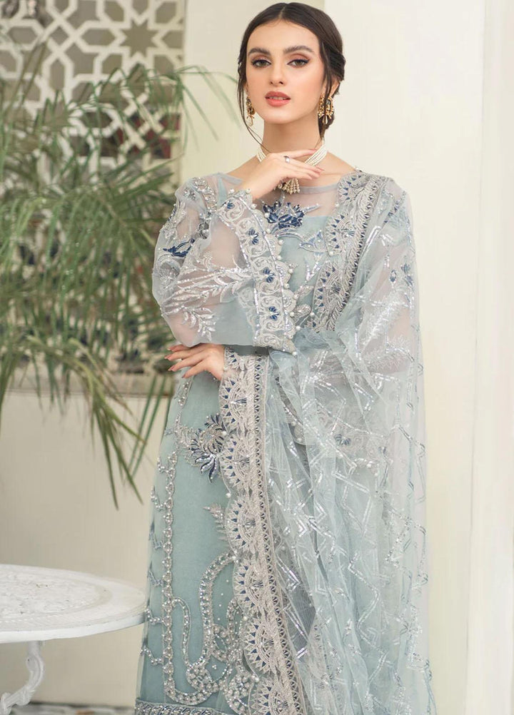 Andaz-e-Khas By Meeral Embroidered Organza Suits Unstitched 3 Piece MRL24AK Falak - Formal Collection