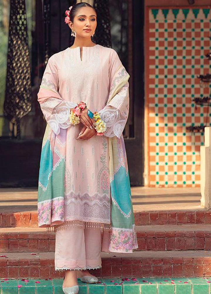 Angan By Noorangi Embroidered Lawn Suits Unstitched 3 Piece NG22A NRASS-01 - Premium Collection