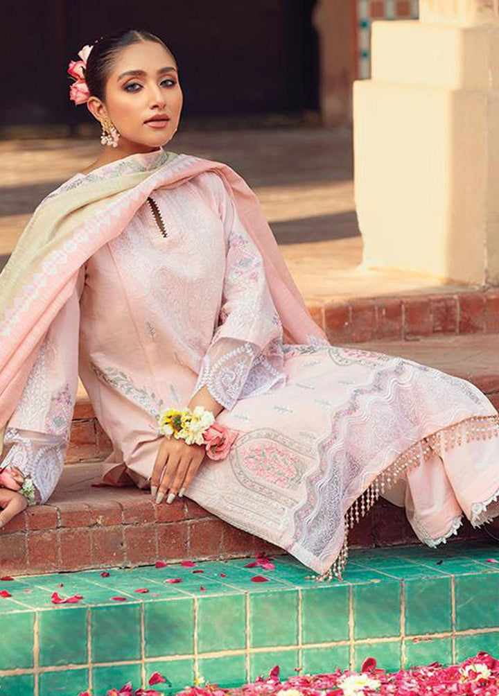 Angan By Noorangi Embroidered Lawn Suits Unstitched 3 Piece NG22A NRASS-01 - Premium Collection