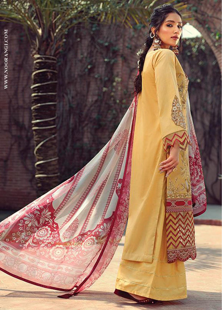 Angan By Noorangi Embroidered Lawn Suits Unstitched 3 Piece NG22A NRASS-04 - Premium Collection