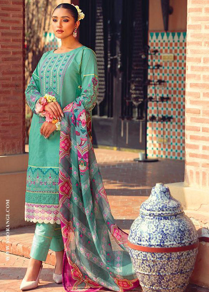 Angan By Noorangi Embroidered Lawn Suits Unstitched 3 Piece NG22A NRASS-05 - Premium Collection