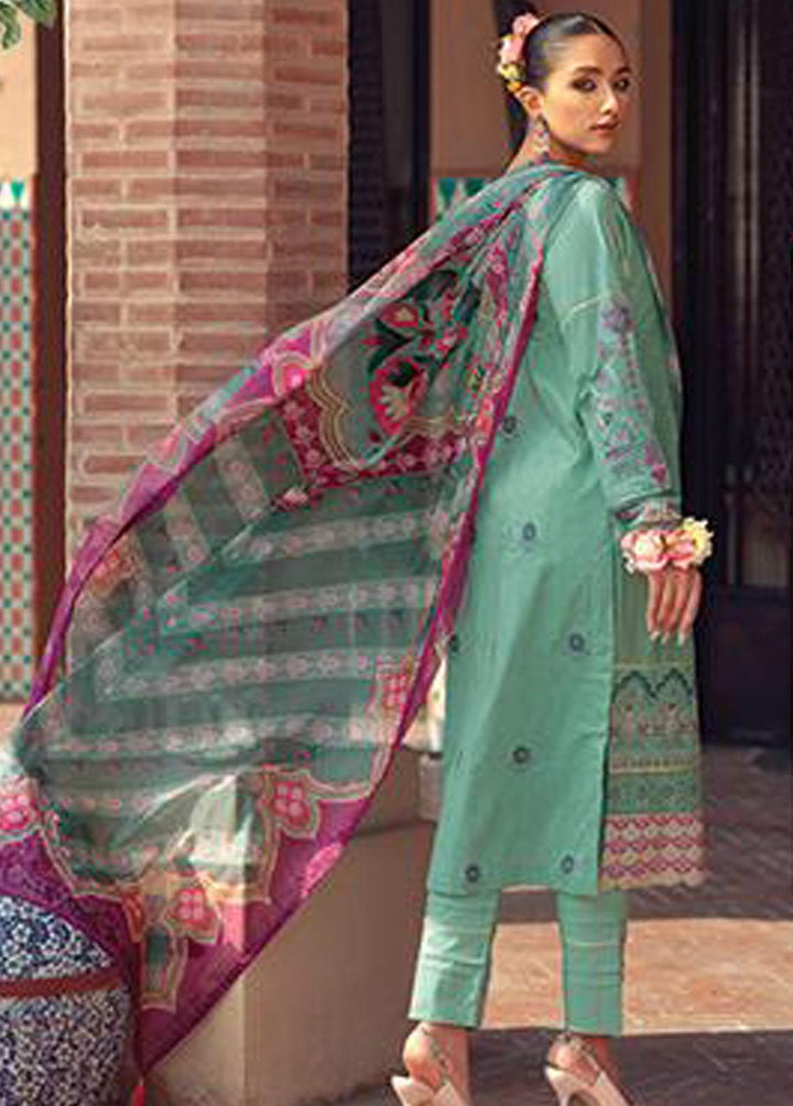 Angan By Noorangi Embroidered Lawn Suits Unstitched 3 Piece NG22A NRASS-05 - Premium Collection