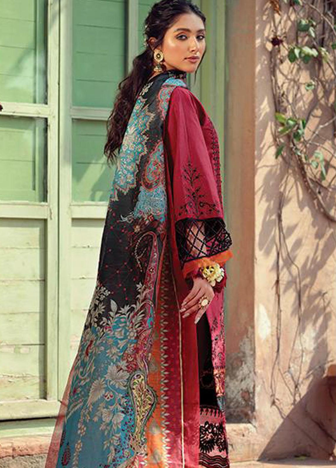 Angan By Noorangi Embroidered Lawn Suits Unstitched 3 Piece NG22A NRASS-06 - Premium Collection