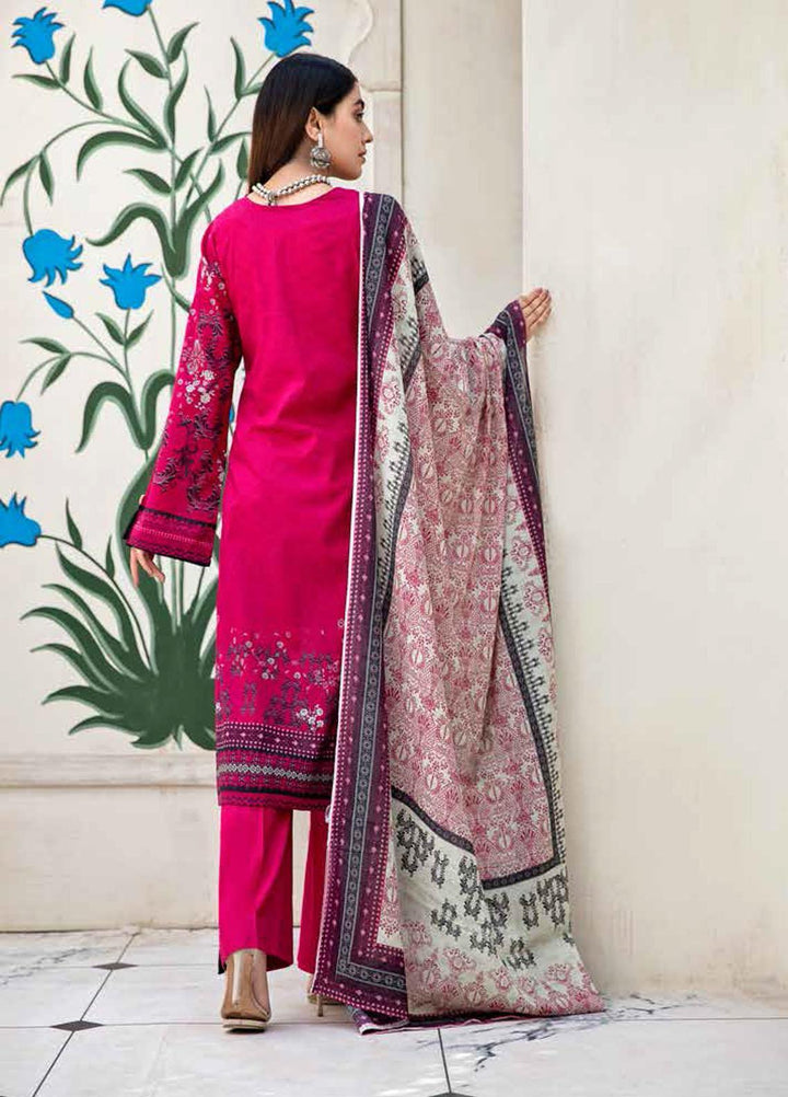 Angan By Banafsheh Printed Lawn Suits Unstitched 3 Piece BF21A 01 - Summer Collection