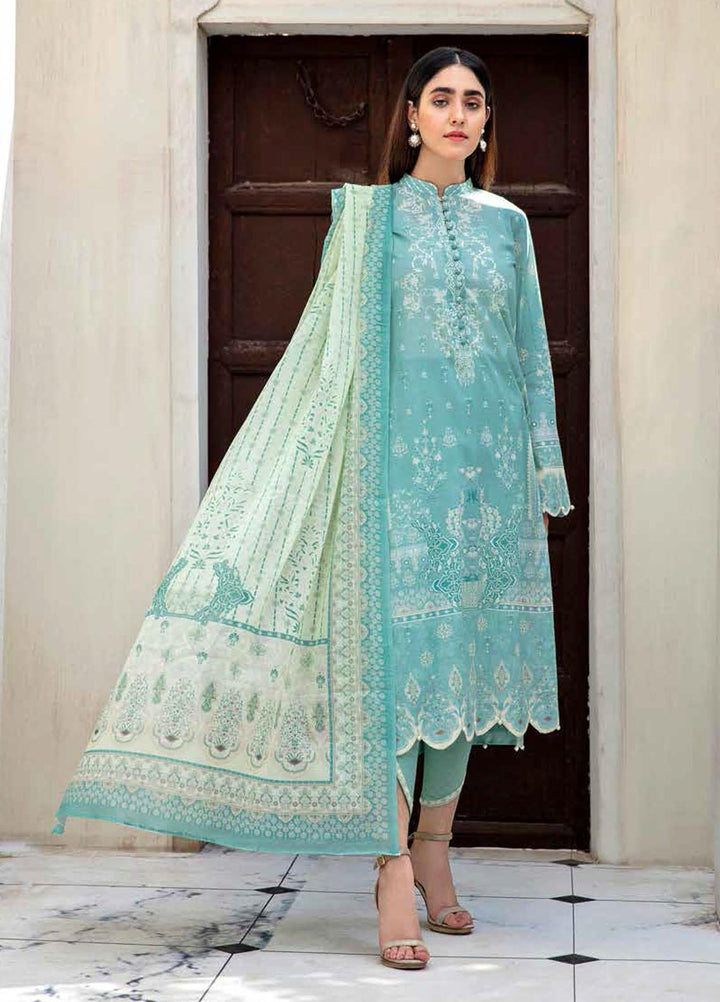 Angan By Banafsheh Printed Lawn Suits Unstitched 3 Piece BF21A 04 - Summer Collection