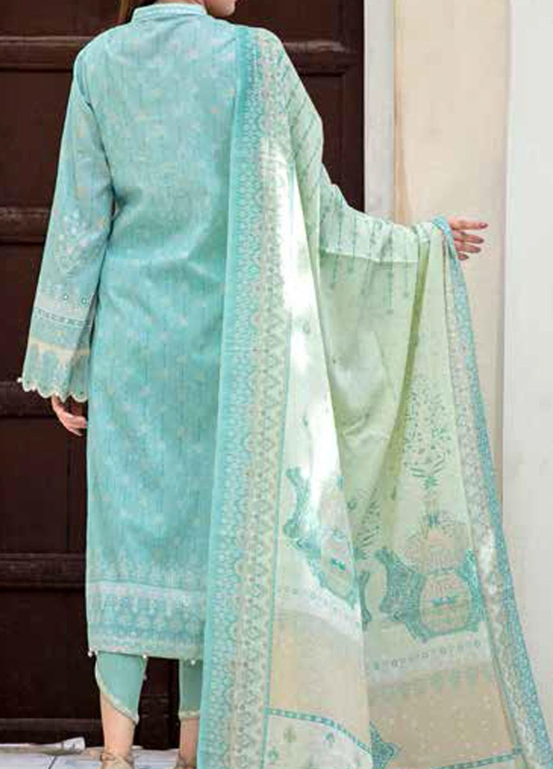 Angan By Banafsheh Printed Lawn Suits Unstitched 3 Piece BF21A 04 - Summer Collection