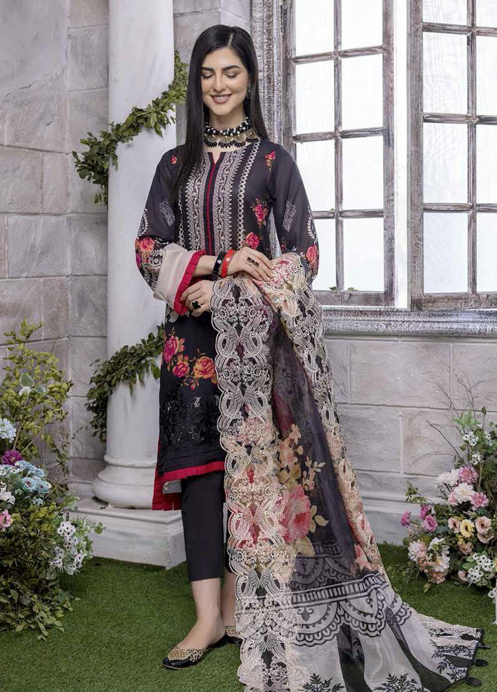 Aniiq By Charizma Embroidered Lawn Suits Unstitched 3 Piece CRZ22AL-2 ANS-12 - Summer Collection