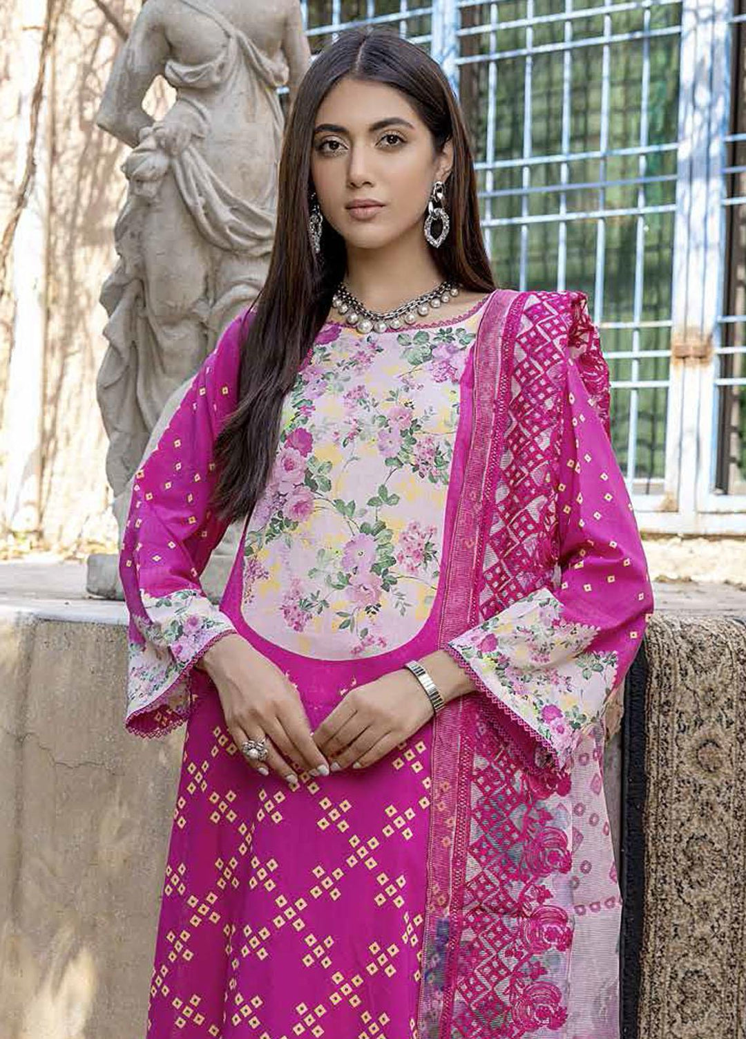 Aniiq By Charizma Embroidered Lawn Suits Unstitched 3 Piece CRZ22AL-2 ANS-16 - Summer Collection