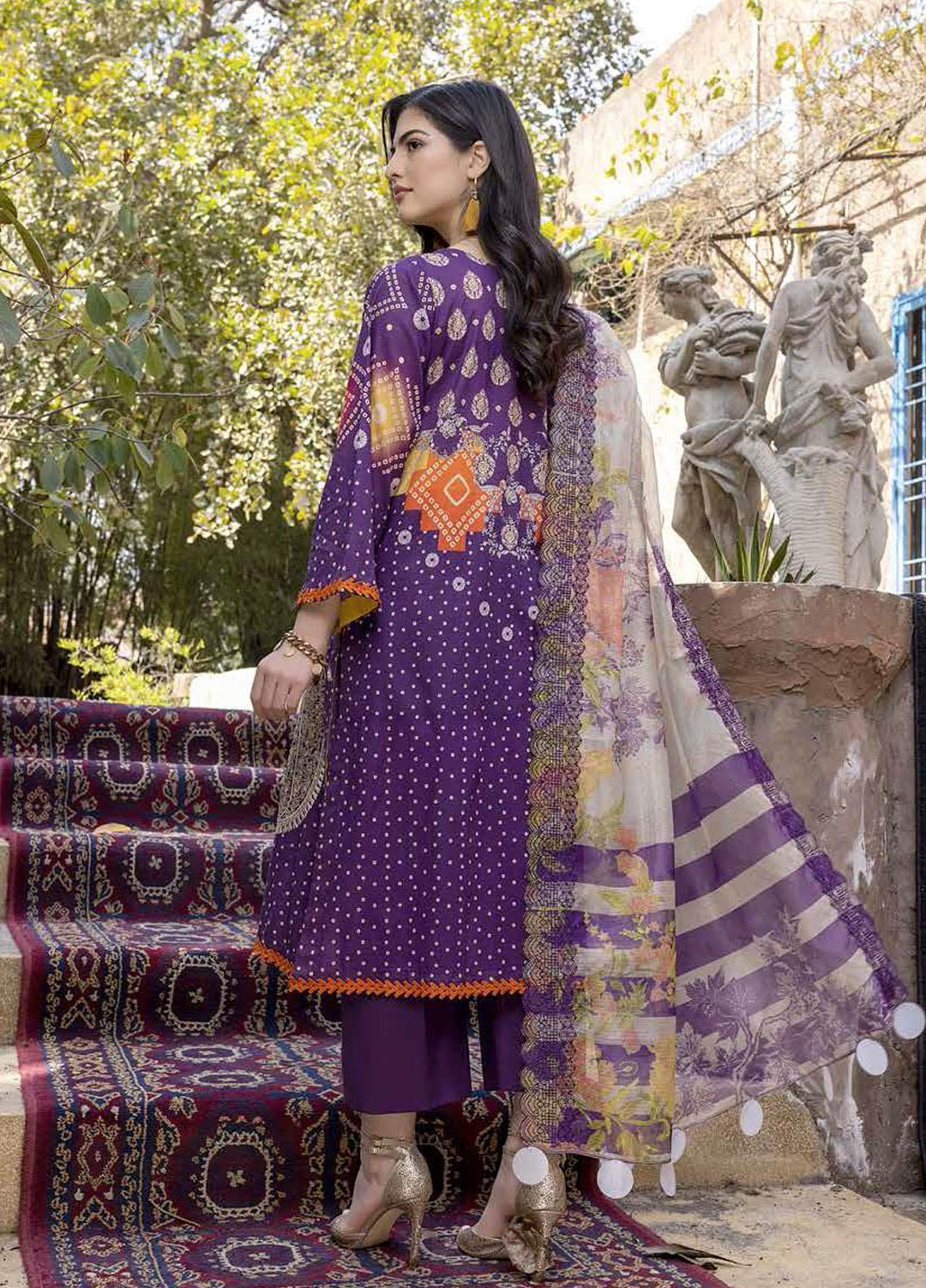 Aniiq By Charizma Embroidered Lawn Suits Unstitched 3 Piece CRZ22AL-2 ANS-18 - Summer Collection