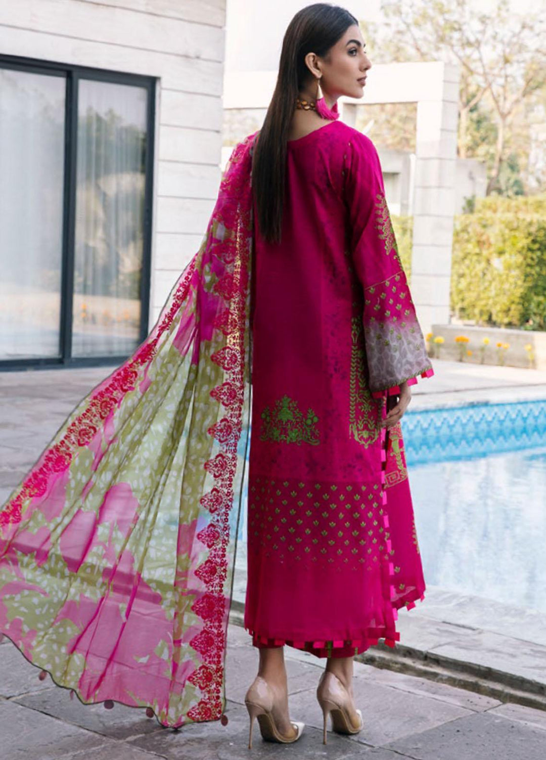 Aniiq By Charizma Embroidered Lawn Suits Unstitched 3 Piece CRZ23AQ AN-014 - Summer Collection