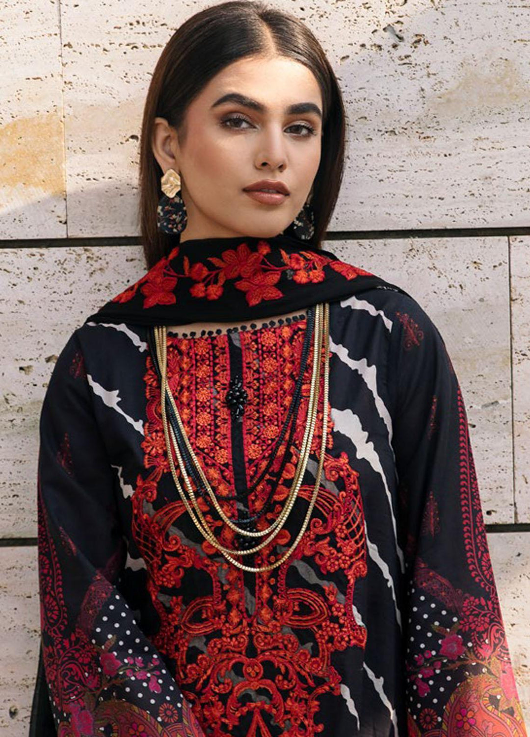 Aniiq By Charizma Embroidered Lawn Suits Unstitched 3 Piece CRZ23AQ AN-015 - Summer Collection