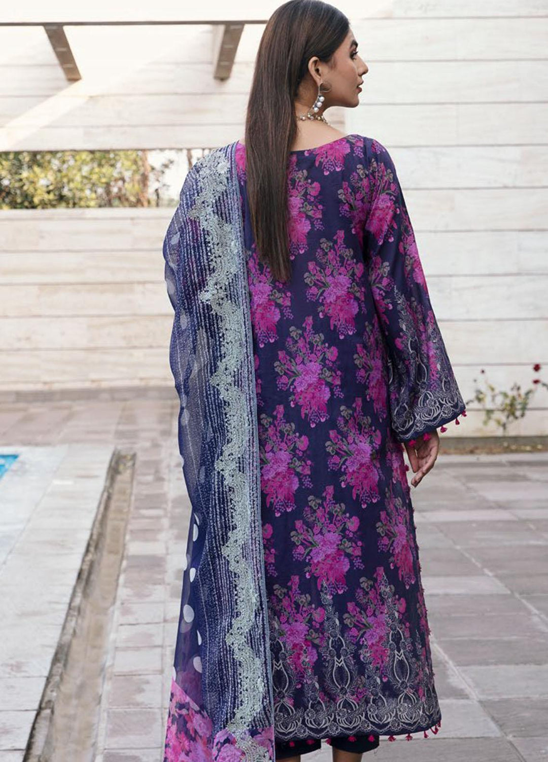 Aniiq By Charizma Embroidered Lawn Suits Unstitched 3 Piece CRZ23AQ AN-019 - Summer Collection