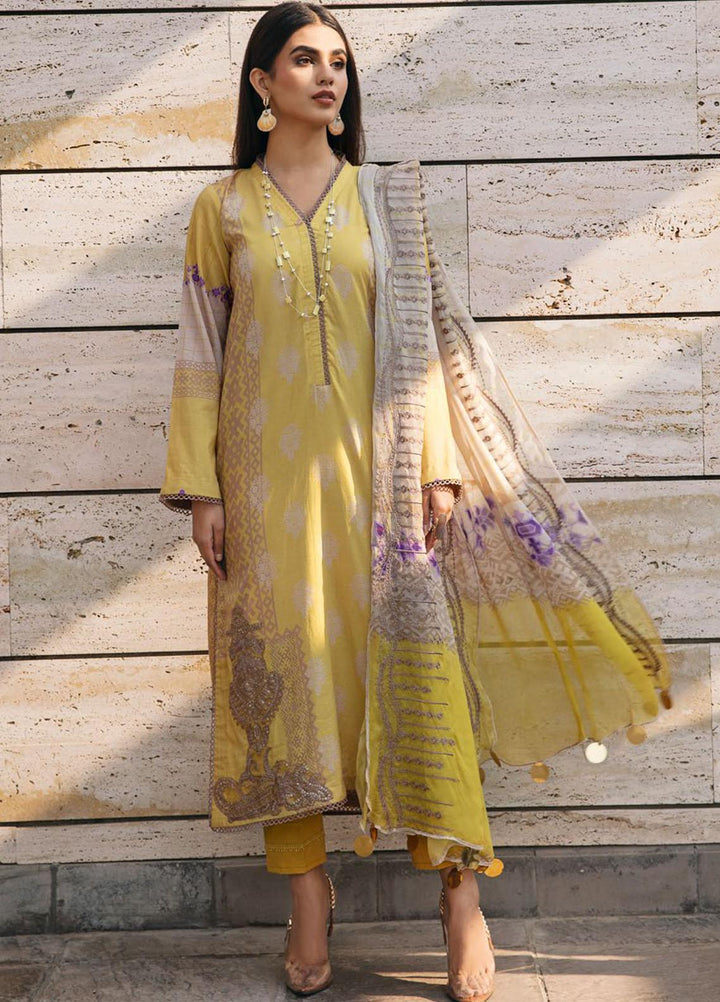 Aniiq By Charizma Embroidered Lawn Suits Unstitched 3 Piece CRZ23AQ AN-020 - Summer Collection
