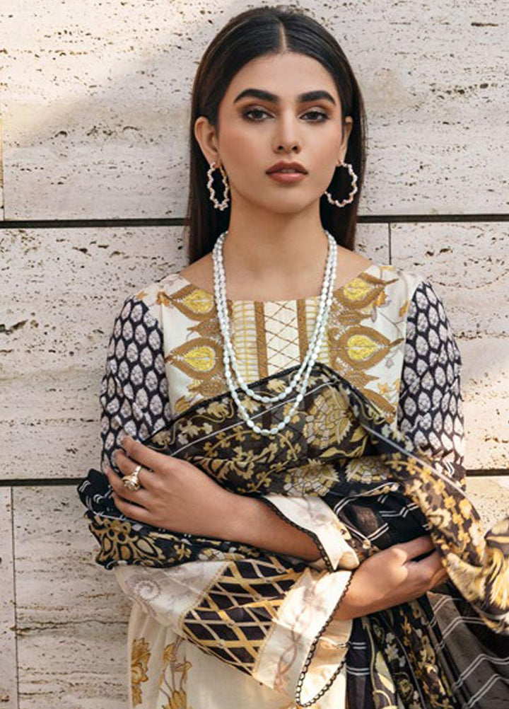 Aniiq By Charizma Embroidered Lawn Suits Unstitched 3 Piece CRZ23AQ AN-022 - Summer Collection